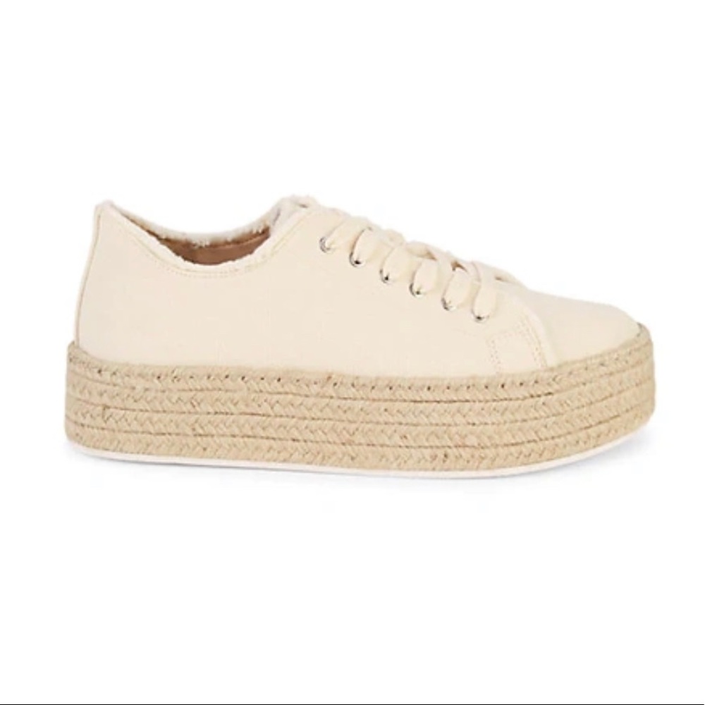 Luana Espadrille Platform Sneakers In Tan by SCHUTZ - fancy beach/everyday shoe!